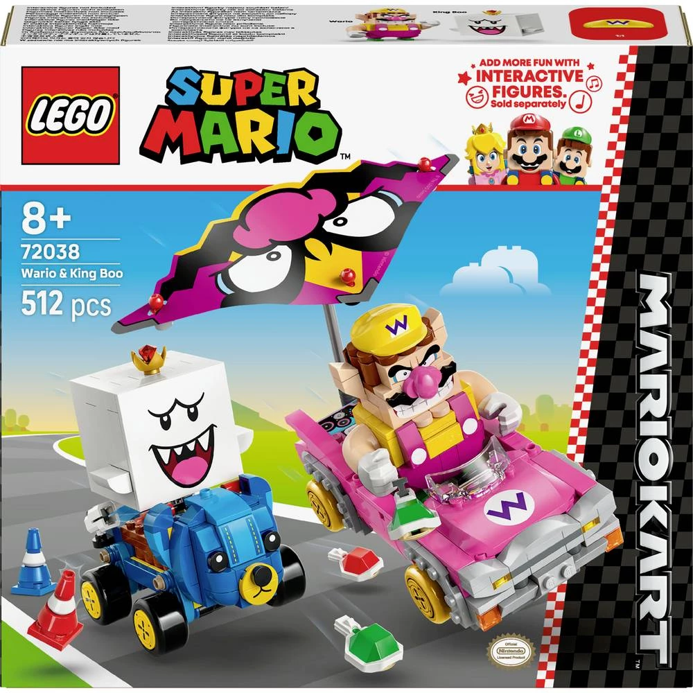 72038 LEGO® Super Mario™ Mario Kart™ – Wario & King Boo Huu slika