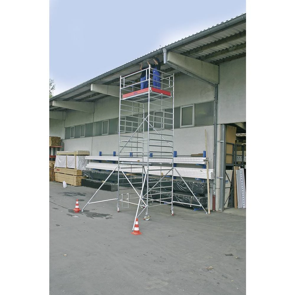 Sinterbronze (value.2976892) Skela Mobilna Radna visina (maks.): 13.30 m Krause STABILO Professional Serie 5000 759139 Srebrna 4 slika