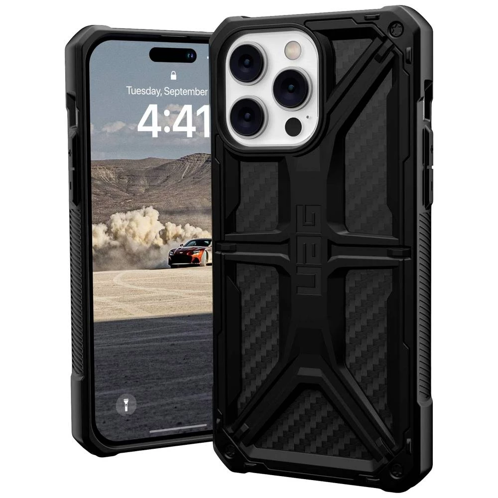 Urban Armor Gear Monarch Pogodno za model mobilnog telefona: iPhone 14 Pro Max, crna Urban Armor Gear Monarch case Apple iPhone 14 Pro Max crna slika