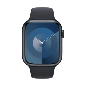 Apple Watch Series 9 GPS 45mm Midnight Aluminium Case with Midnight Sport Band - S/M Apple Watch Series 9 GPS 45 mm kućište od aluminija sportska narukvica ponoć s/m slika