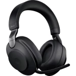 Jabra Evolve2 85 UC telefon Over Ear Headset Bluetooth®, žičani stereo crna smanjivanje šuma mikrofona kontrola glasnoće, indikator napunjenosti baterije, utišavanje mikrofona