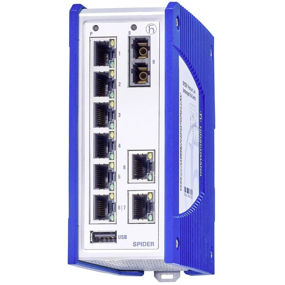 Industrijski eternetski preklopnik Hirschmann SPIDER-PL-20-08T1999999TY9HHHH slika