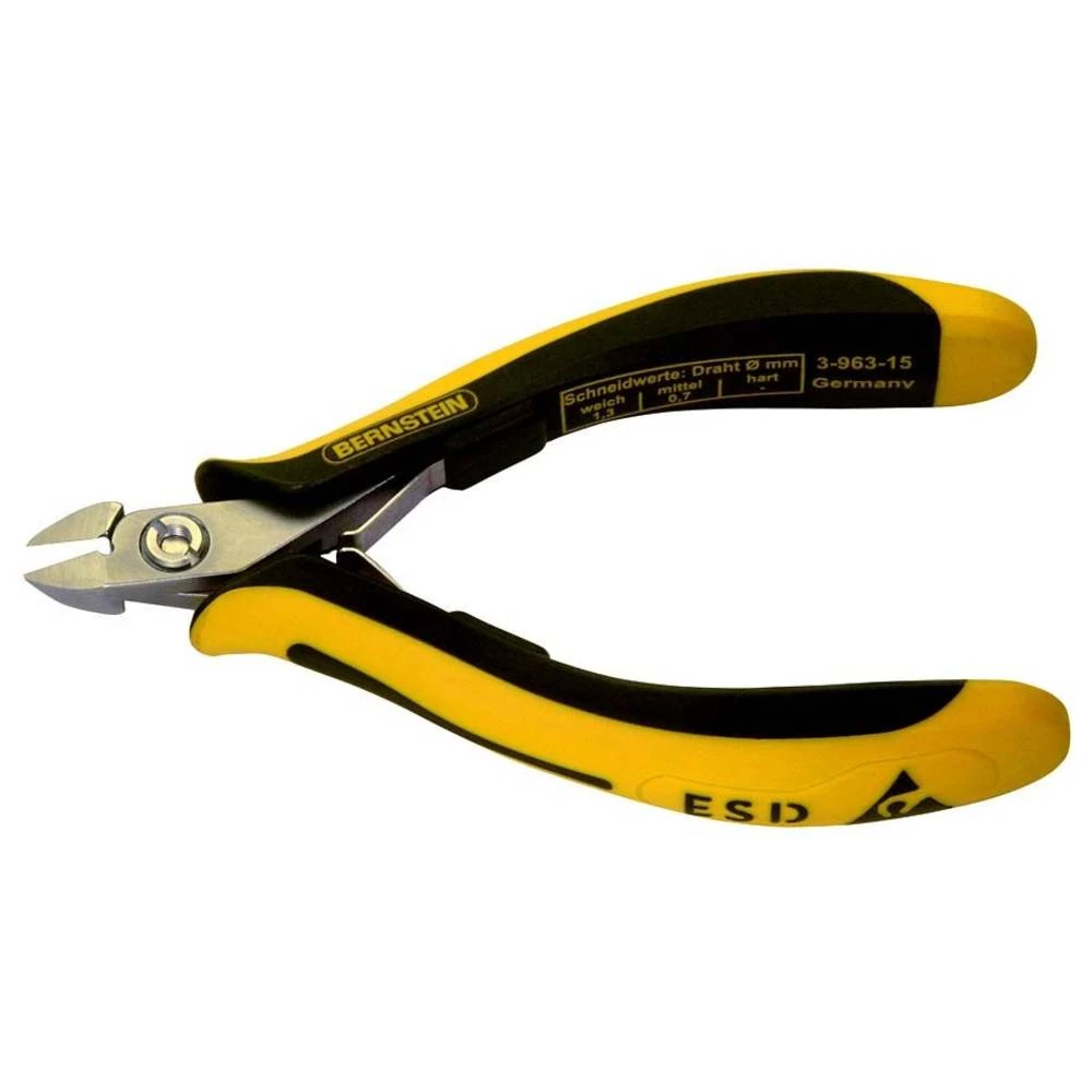 Bernstein Tools for Electronics TECHNICline 3-963-15 ESD kliješta za bočno rezanje bez fasete 120 mm slika