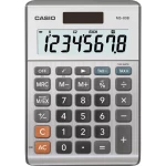 Stolni kalkulator Casio MS-80B Srebrno-siva Zaslon (broj mjesta): 8 solarno napajanje, baterijski pogon (Š x V x d) 103 x 29 x 1