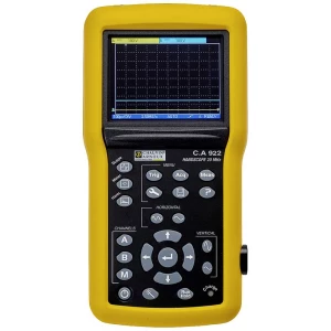 Chauvin Arnoux C.A 922 ručni osciloskop (scope-meter)  20 MHz 2-kanalni 2 GSa/s 2.5 kpts 9 Bit ručni uređaj, multimetar-funkcije, testna komponenta 1 St. slika