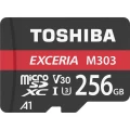 microSDXC kartica 256 GB Toshiba M303 Exceria Class 10, UHS-I, v30 Video Speed Class, UHS-Class 3 Uklj. SD-adapter, Standard izv slika