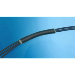 Hongshang ART000400 Skupljajuća cijev s ljepilomi Crna 4.80 mm Stopa skupljanja:3:1 Roba na metre slika