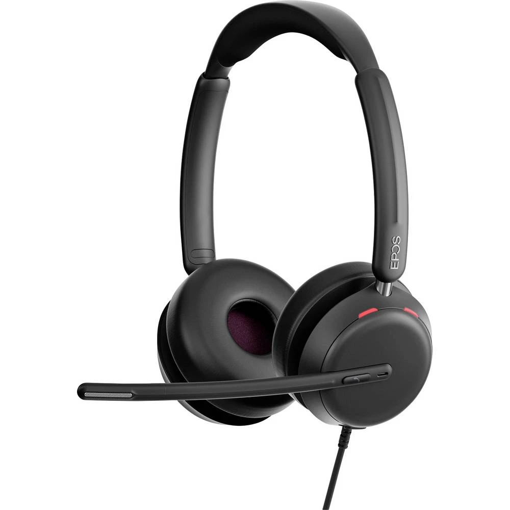 EPOS IMPACT 860 On Ear Headset žičani stereo crna slušalice s mikrofonom telefon slika