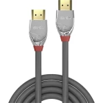 LINDY HDMI priključni kabel HDMI-A utikač, HDMI-A utikač 1.00 m siva 37871  HDMI kabel