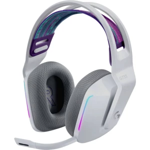 Logitech Gaming G733 LIGHTSPEED igraće naglavne slušalice sa mikrofonom bežični 2.4 gHz bežične, stereo na ušima bijela slika