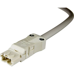 Adels-Contact 14815205 mrežni priključni kabel slobodan kraj - mrežni adapter Ukupan broj polova: 2 bijela 0.50 m 75 St. slika