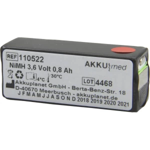 Baterija za medicinsku tehniku Akku Med Zamjenjuje originalnu akumul. bateriju ACC-0750-00 3.6 V 800 mAh slika