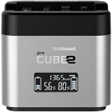 Punjač baterije za kameru Pro Cube 2, Canon Hähnel 10005700 Odgovarajući akumulator Litijev-ionski, Nikalj-metal-hidridni