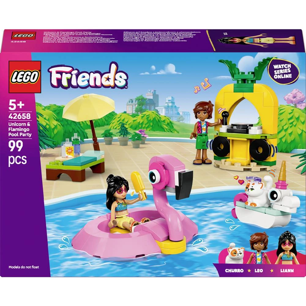 42658 LEGO® FRIENDS Zabava na bazenu s jednorogom i flamingom slika