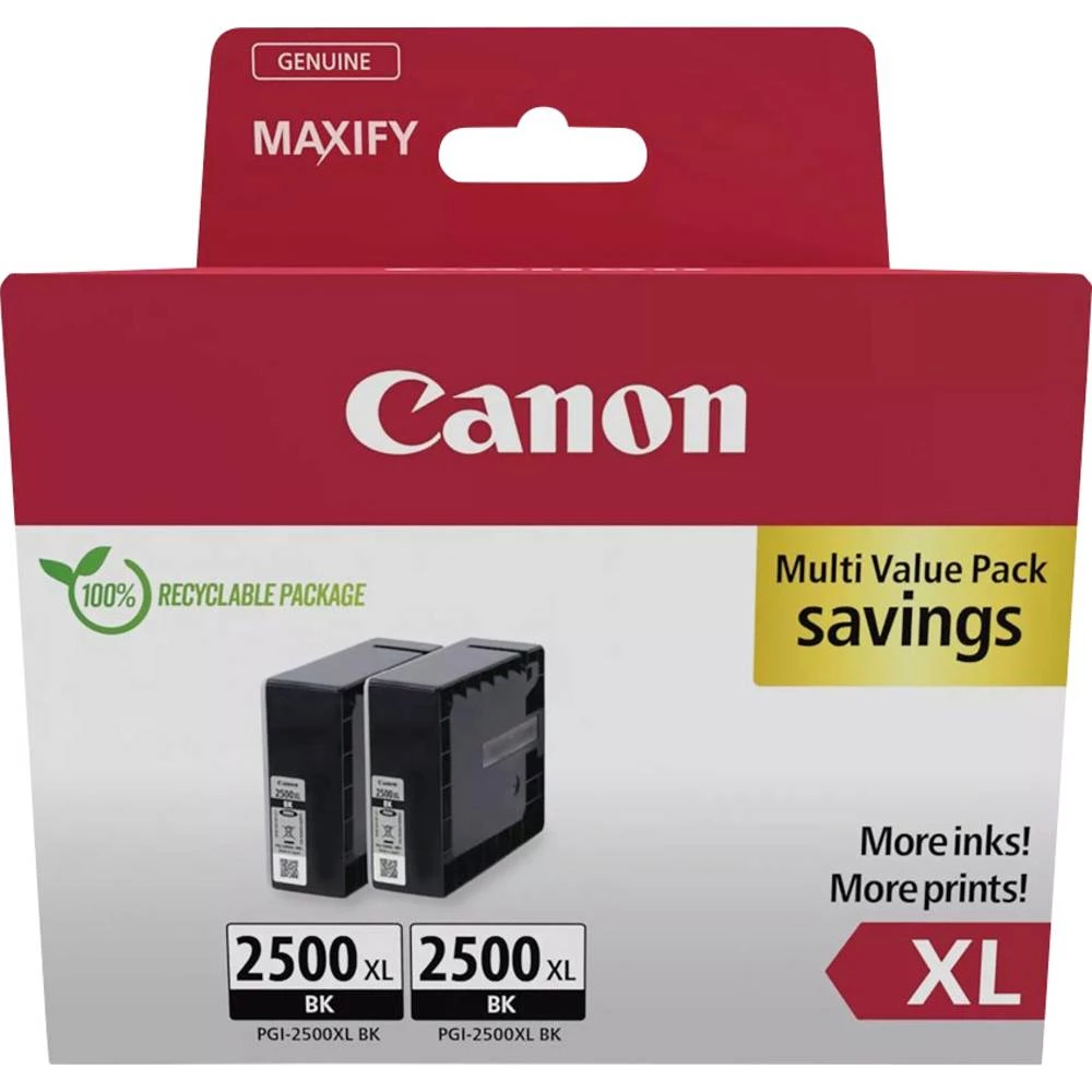 Canon tinta PGI-2500 XLBK original 2-dijelno pakiranje crna 9254B011 slika