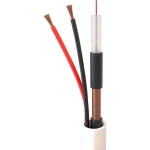 Audio i video kabel 2 x 0.75 mm² Bijela ELAN 82271 Roba na metre