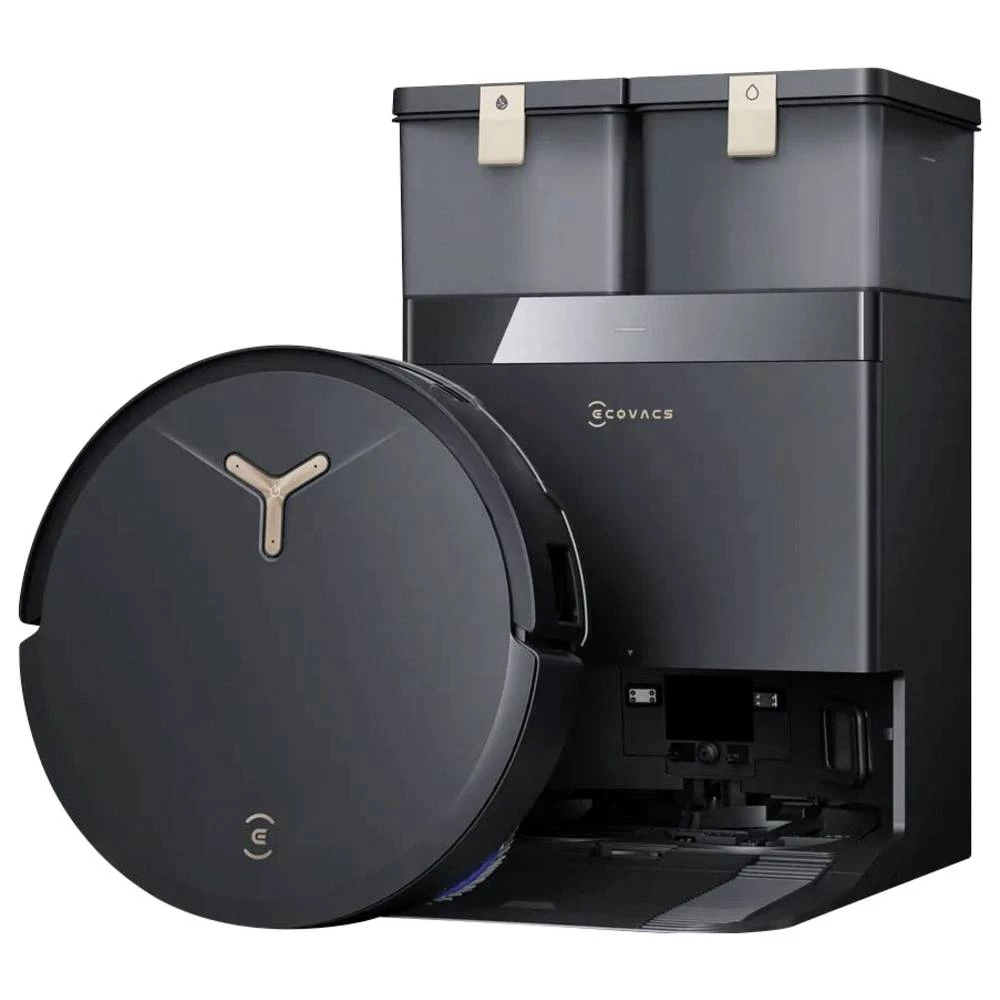 ECOVACS DEEBOT T50 MAX PRO OMNI GEN 2 EU robot usisavač i krpa za čišćenje crna, zlatna slika