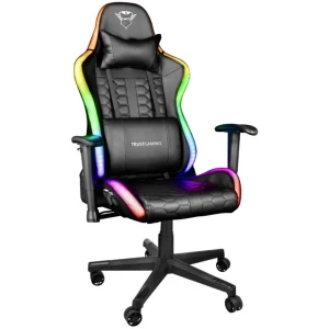 Trust GXT716 RIZZA RGB igraća stolica crna, RGB slika