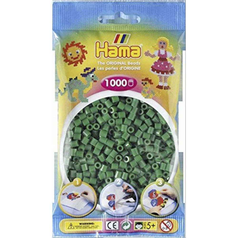 Vedes HAMA Perlen, grün 1.000 Stück 207-10 slika