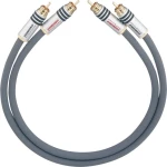Oehlbach Cinch Audio Priključni kabel [2x Muški cinch konektor - 2x Muški cinch konektor] 1 m Antracitna boja pozlaćeni kontakti