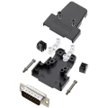 Komplet D-SUB pinskih konektora 180 ° Broj polova: 15 Lemni kup TRU COMPONENTS TCTRIP15DMPK 1 ST slika