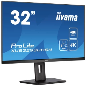Iiyama ProLite LED zaslon Energetska učinkovitost 2021 G (A - G) 80 cm (31.5 palac) 3840 x 2160 piksel 16:9 4 ms HDMI™, DisplayPort, slušalice (3.5 mm jack), USB, USB-C® IPS LED slika