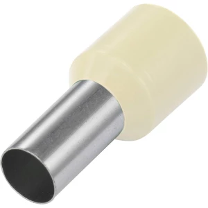 Kabelski završetak 1 x 10 mm² x 18 mm Izolirani dio Bjelokost TRU COMPONENTS 1091274 100 ST slika