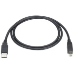 Black Box USB 2.0 Priključni kabel [1x Muški konektor USB 2.0 tipa A - 1x Muški konektor USB 2.0 tipa B] 0.9 m Crna