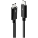 LINDY Thunderbolt™ kabel Thunderbolt™ 3 USB-C™ utikač, USB-C™ utikač 2 m crna  41557