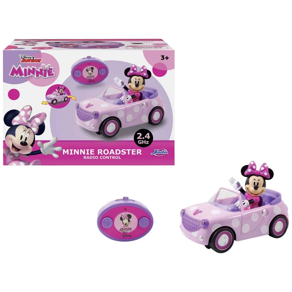 JADA TOYS 253074001ONL Minnie Roadster  RC model automobila za početnike električni  cestovni model slika