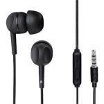 Naglavne slušalice Thomson EAR3005BK U ušima Slušalice s mikrofonom Crna