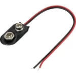 TRU COMPONENTS TC-13220476 baterije - držač 1x 9 V Block snap priključak (D x Š) 28 mm x 15 mm