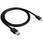Akyga USB kabel  USB-A utikač, USB-C® utikač 0.5 m crna  AK-USB-24