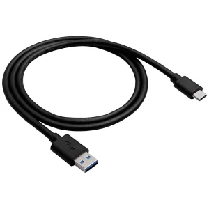 Akyga USB kabel  USB-A utikač, USB-C® utikač 0.5 m crna  AK-USB-24 slika
