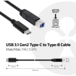 club3D USB 2.0 Priključni kabel [1x USB 3.1 muški konektor AC - 1x Muški konektor USB 3.0 tipa B] 1 m