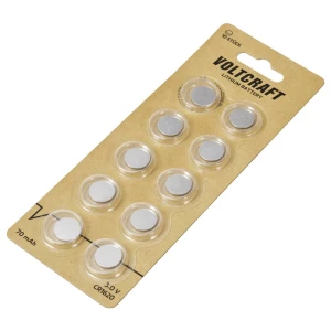 VOLTCRAFT CR 1620 gumbasta baterija 3 V 70 mAh litijev VC-16107955 10 St. slika