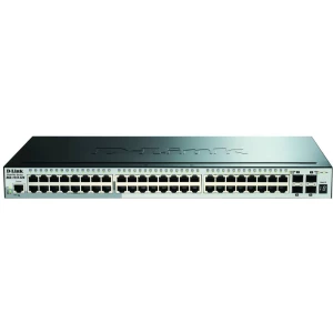 D-Link DGS-1510-52X/E Gigabit Sacable Smart Managed Switch (48 x 10/100/1000 Mbit/s portova, 4 x 10G SFP+ porta, full/half duplex za 10/100 Mbit/s) D-Link DGS-1510-52X/E mrežni preklopnik RJ45/sfp+... slika