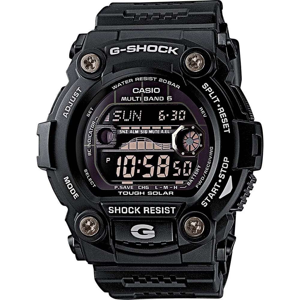 Casio ručni sat GW-7900B-1ER (Š x V) 50 mm x 52.40 mm crna Materijal kućišta=smola Materijal (narukvica)=smola slika