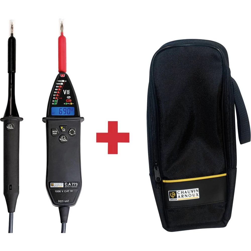 Chauvin Arnoux C.A 773 dvopolni tester napona  CAT IV 1000 V LCD slika