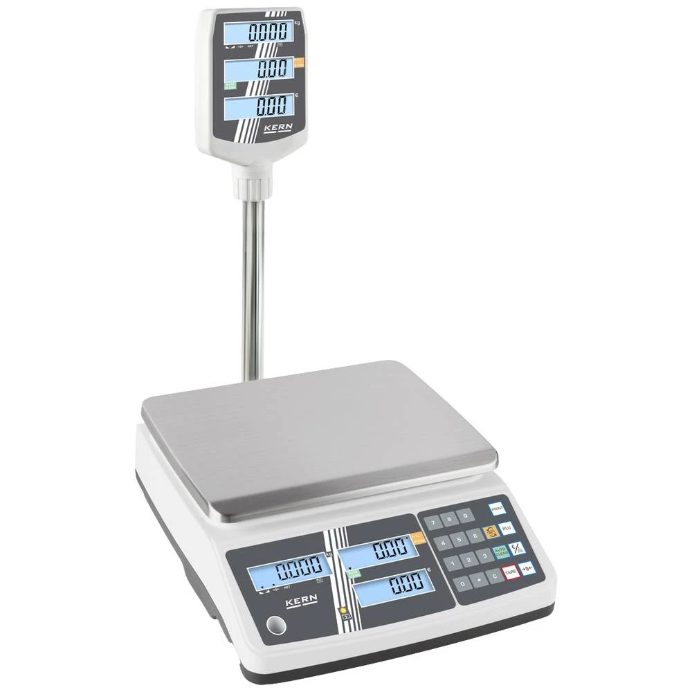 Kern RPB 3K3DHM vaga za računanje cijena Opseg mjerenja (kg) 3 kg Mogućnost očitanja 0.5 g, 1 g slika