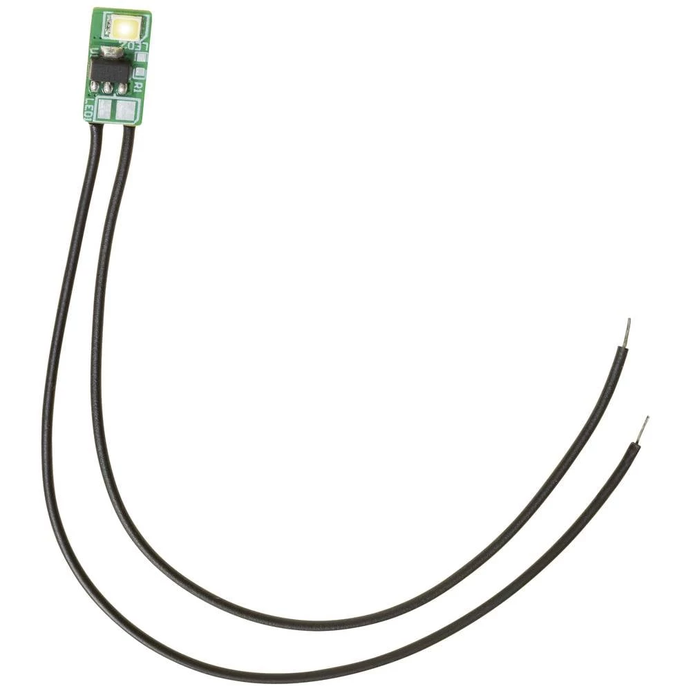 NOCH 51270 LED kontinuirano svjetlo bez treperenja, s priključnim žicama Pogodno za (model željeznice): zgrada hladno-bi slika