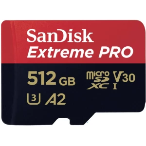 microSDXC kartica 512 GB SanDisk Extreme Pro™ Class 10, UHS-I, UHS-Class 3, v30 Video Speed Class A2 standard slika