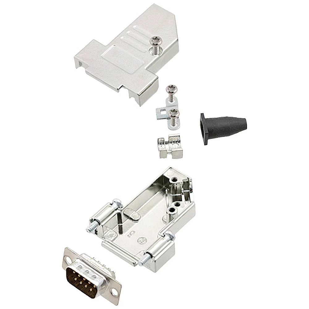 Komplet D-SUB pinskih konektora 45 ° Broj polova: 9 Lemni kup encitech DTSL09-SJSRG-S-DMP-K 1 ST slika