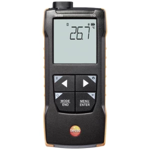 testo 110 – NTC i Pt100 uređaj za mjerenje temperature s priključkom za aplikaciju testo 110 mjerač temperature  -200 - +800 °C Tip tipala NTC, Pt100 slika