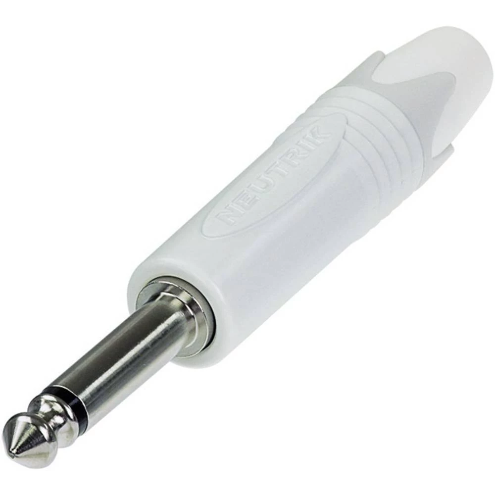 Neutrik NP2X-WT jack utični konektor 6.35 mm ravni muški konektor Broj polova (broj): 2 mono bijela 1 St. slika