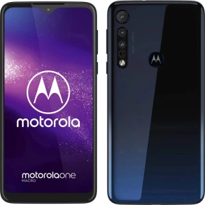 Motorola One Macro 64 GB 6.2 "(15.7 cm)Dual-SIM Android™ 9.0 13 MPix Plava boja slika