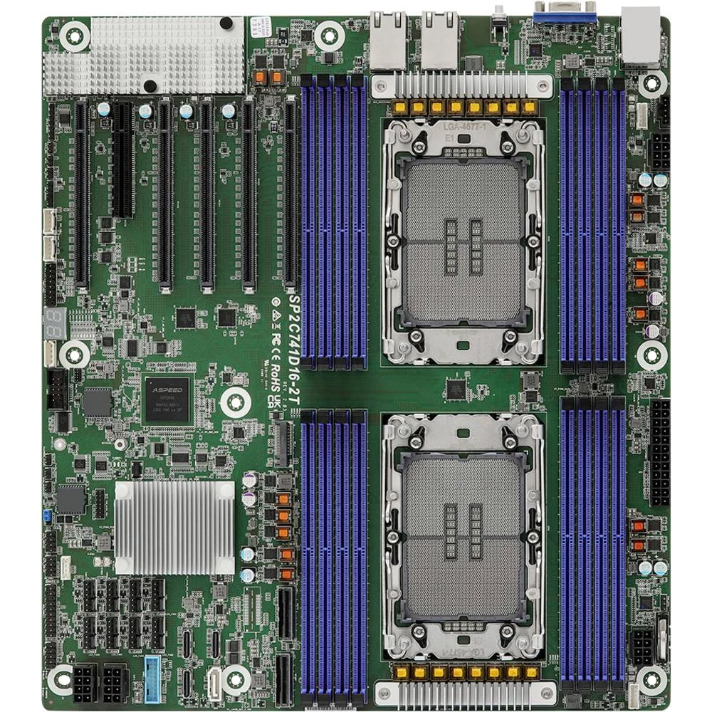 ASRock SP2C741D16-2T matična ploča Baza Intel® LGA 4677 Faktor oblika (detalji) EEB slika