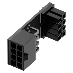 Singularity Computers struja adapter [1x 8-polni (4 + 4) muški konektor ATX - 1x 8-polni (4 + 4) ženski konektor ATX] crna slika