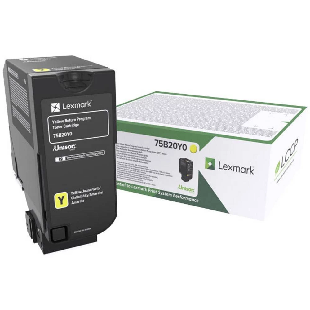 Lexmark spremnik s tonerom za povrat CS727 CS728 CX727 original žut 10000 Stranica 75B20Y0 slika