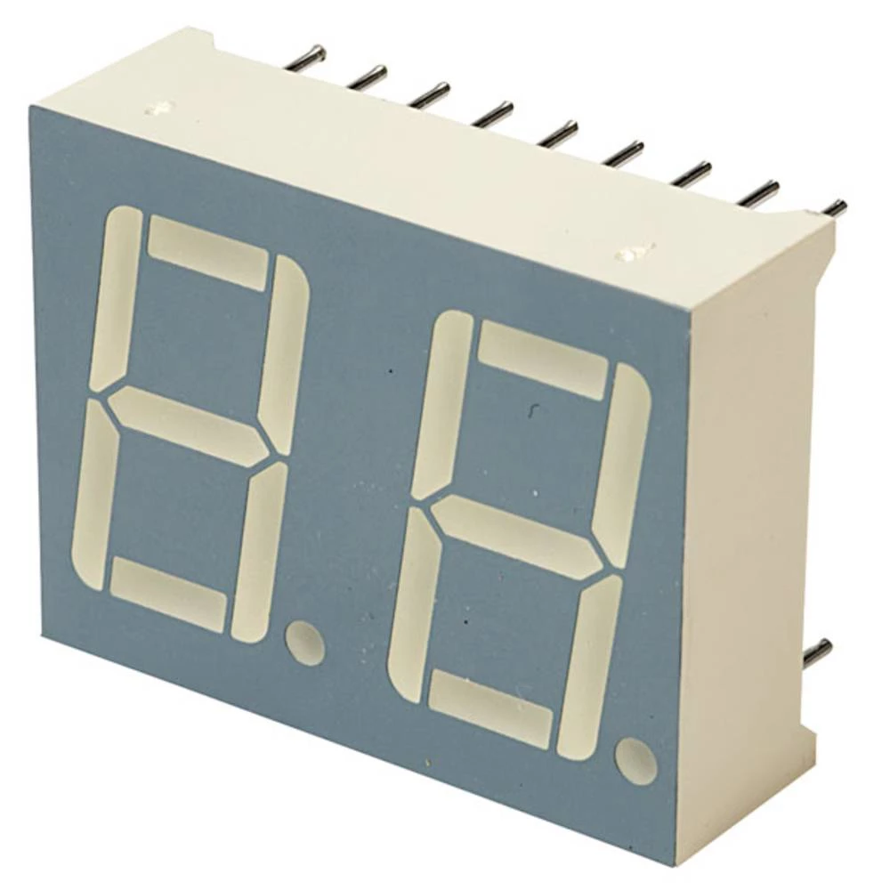 Kingbright 7-segmentni prikaz crvena 2 V DC56-11EWA slika